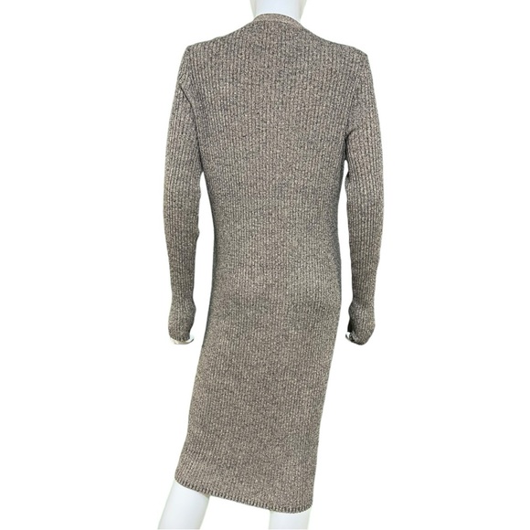 Forever 21 Plus Mocha Ribbed Cardigan Dress, 1X - Picture 5 of 7